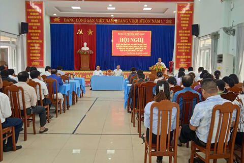 ĐẢNG ỦY PHƯỜNG ĐIỆN NGỌC HỘI NGHỊ SƠ KẾT TÌNH HÌNH THỰC HIỆN NHIỆM VỤ QUÝ I/2025